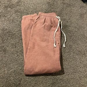 Corduroy joggers
